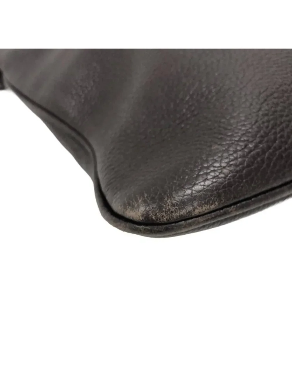 Gucci Leather Shoulder Bag Brown